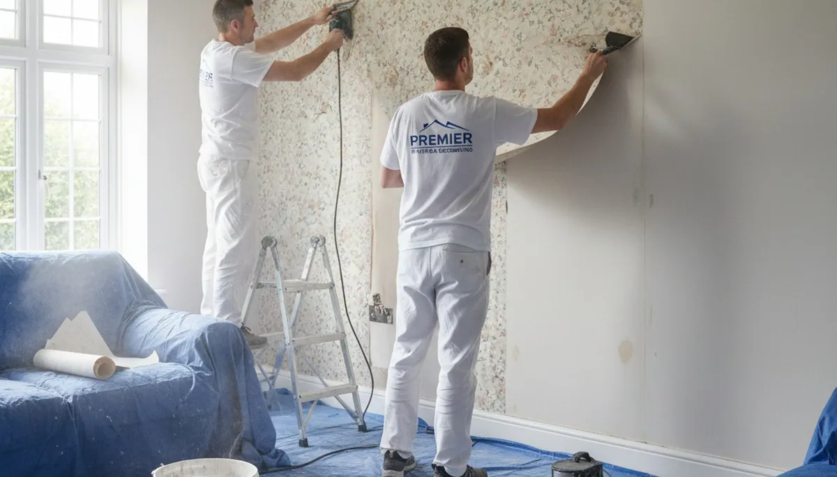 Wallpaper removal service in Salt Lake City, UT for smooth, paint-ready walls