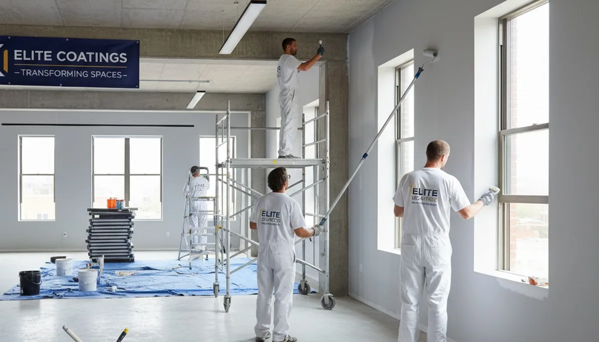 Commercial painting team serving Salt Lake City, UT business exteriors and interiors